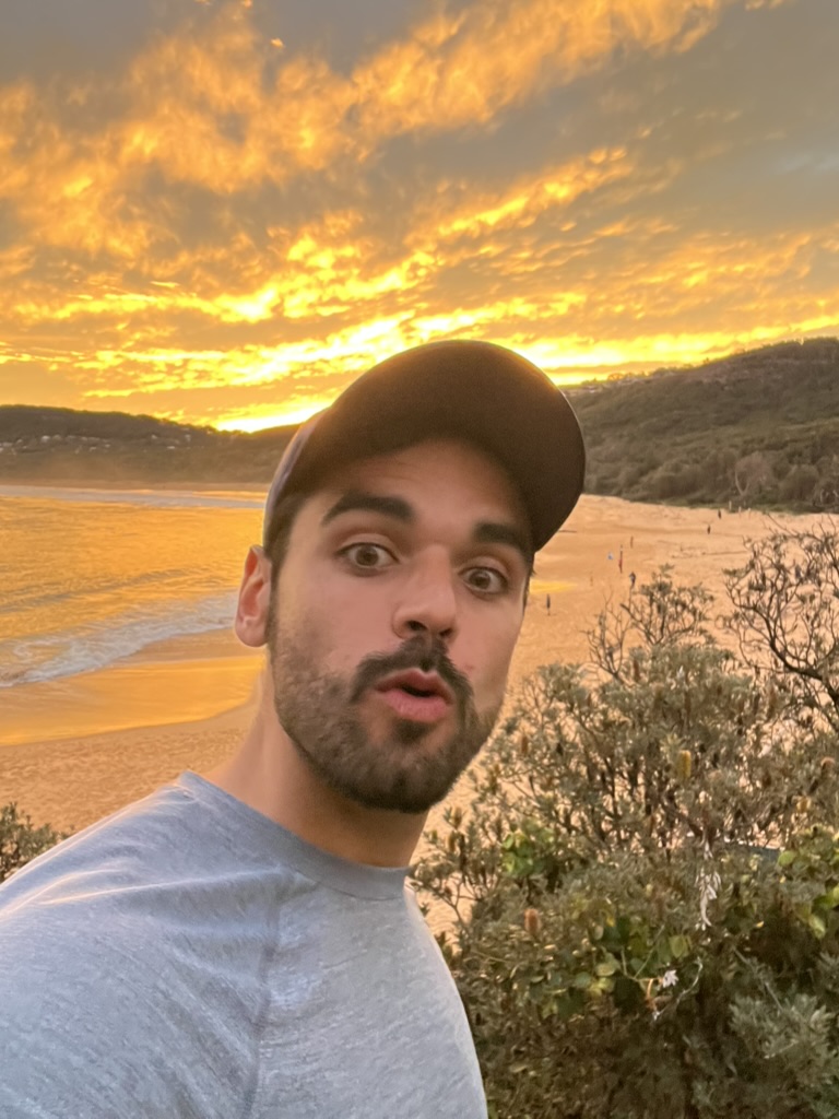 Eddy at sunset